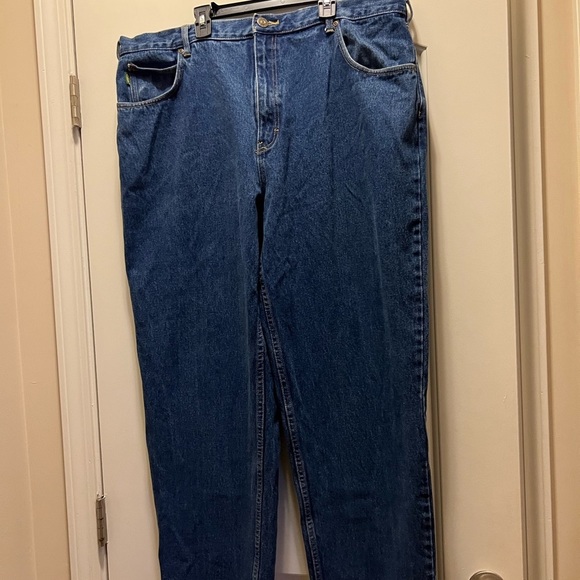 - Cabelas Jeans Mens DenimBack Pockets Outdoor Heavy 42x32 - Picture 1 of 4
